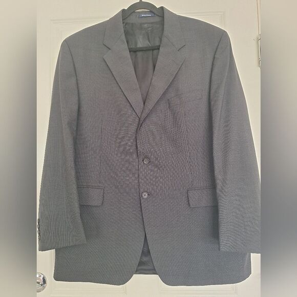 Champs Ralph lauren Men's Gray Striped Blazer Size 46R - Picture 1 of 8